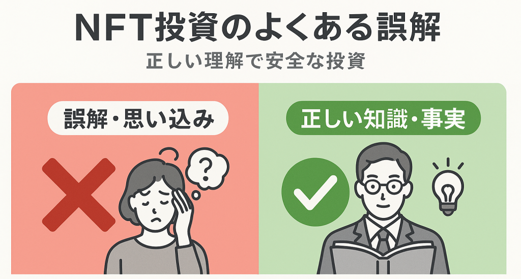 NFT投資のよくある誤解と正しい理解・事実に基づく投資判断ガイド