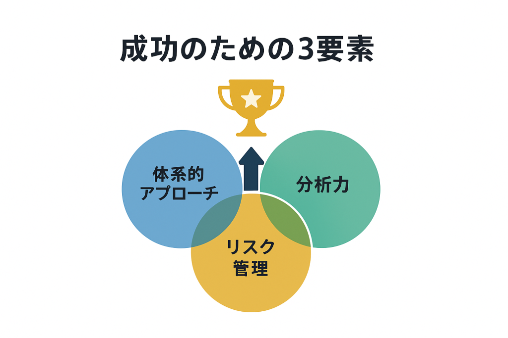 NFT投資成功のための3つの重要要素（体系的アプローチ・リスク管理・分析力）